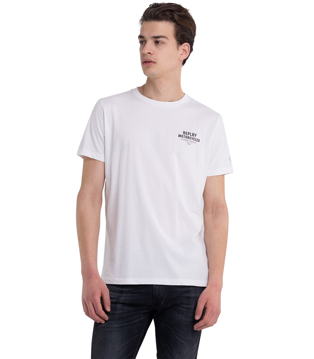 Replay M6649 .000.2660 Short Sleeve T-shirt in Black for Men