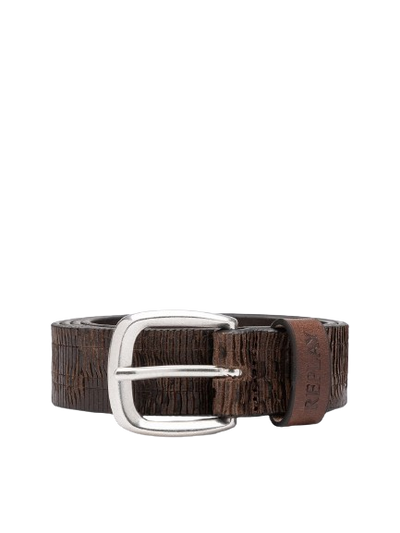 Engraved Leather Belt