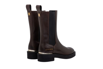 W Polly Chelsea La Leather Boots