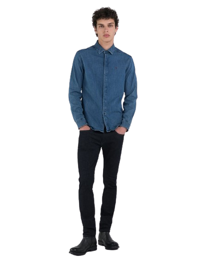 Slim-Fit Denim Shirt