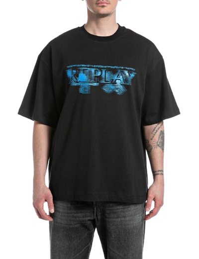 Crew-Neck T-Shirt With Replay X Garrix Logo